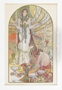 Incantation by Alphonse Maria Mucha