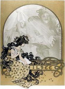 Ilsee, 23 by Alphonse Maria Mucha