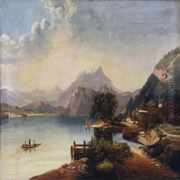 View From Vierwaldstattersee In Austria - view 1