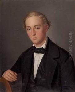 "herrenportrat" by J. Ferenc, Franz Mucke