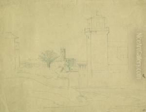 Italienische Stadansicht by Karl Anton Heinrich Mucke