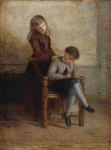The Lesson by William Jabez Muckley