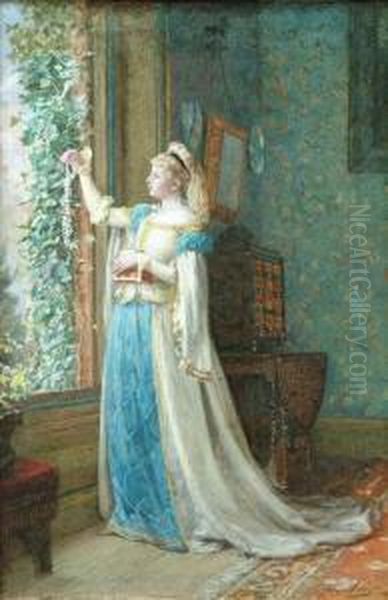 Study Of Alady, Standing Before A Window - view 1