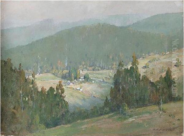 Settlement In A Valley - view 1
