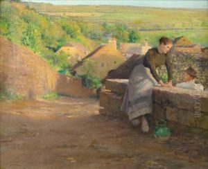 The Rustic Rendevous by Jules Alexis Muenier