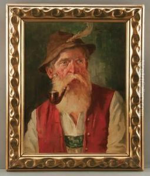 Muhlberg , A Tyrolean Man In Costume - view 1