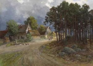Sommer (haidedorf Bei Gewitterstimmung)