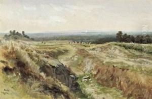 Sommerliche Landschaft Bei by Albert Ernst Muhlig