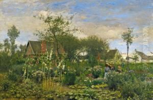 Im Garten by Hugo Muhlig