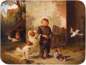 Der Kleine Bettelnde Hund by Meno Muhlig