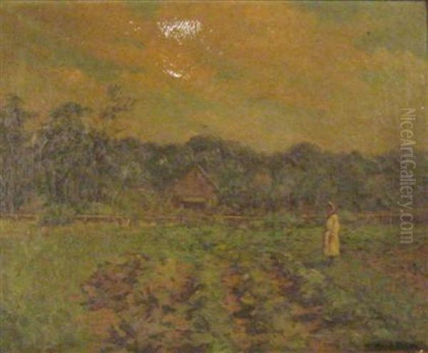 Untitled (girl In A Field By A Cabin) - view 1