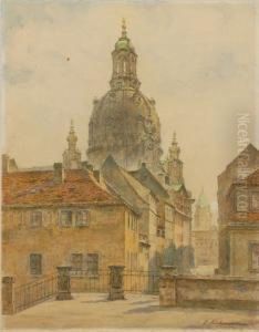 Malerwinkel Mitfrauenkirche In Dresden