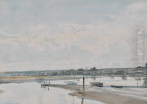 Evening On The River by David Thomson Muirhead