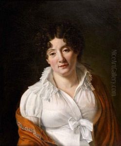 Portrait Presume De La Baronne D'uchtritz