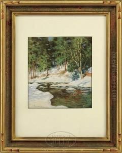 Winter Stream by Frederick John Mulhaupt