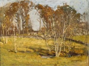 Autumn Landscape by Frederick John Mulhaupt