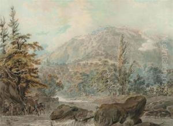 Landscape Near Montreux. - view 1