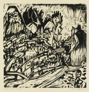 Tessinerlandschaft Ii by Albert Muller