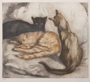 Les Trois Chats by Alfredo Muller