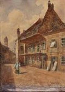 Betitelt "fechtergasse" by Anton Muller