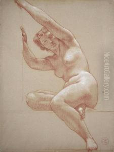 A Seated Female Nude - view 1