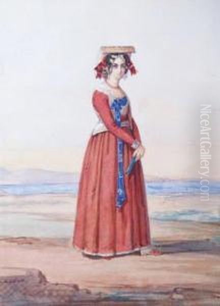 Jeune Fille Devant La Mer - view 1