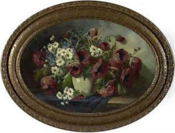 Sommerstraus In Fayencevase - view 1