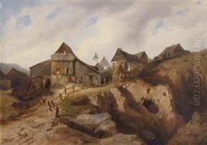 Village Near Altenberg