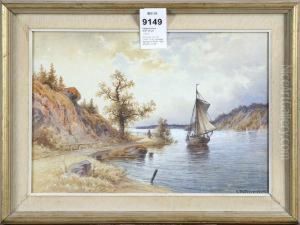 Landskap, Signerad H Muller 1899 Landskap, Signerad H Muller 1899