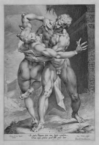 Der Raub Der Sabinerinnen by Jan Harmensz. Muller