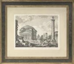 Monuments Of Ancient Architecture In The Roman Vicinity by Johann Sebastian Muller