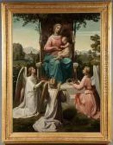 Madonna And Child by Karl Muller