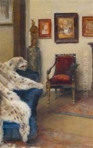 Atelierinterieur Marie Muller In Der Wiener Akademie by Maria Muller