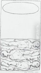 Drei Liegende Figuren by Otto Muller