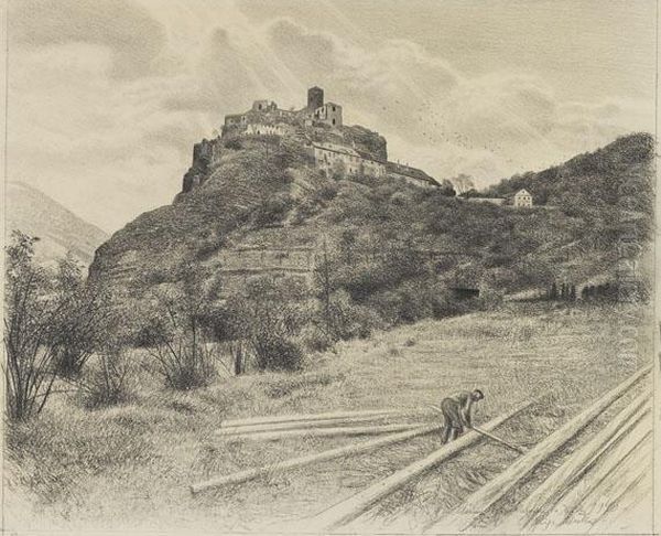 Ruine Schreckenstein An Der Elbe - view 1