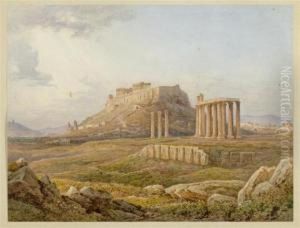 View OfThe Acropolis Of Athens by Rudolph Muller