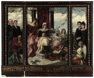 A Family Altarpiece by Victor Muller