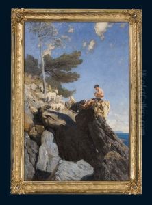 Hirtenidyll by Georg Muller-Breslau