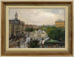 Ansicht Von Munchen by Adolf Leonhard Muller-Cassel