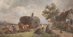 Heuernte by Ludwig Muller-Cornelius