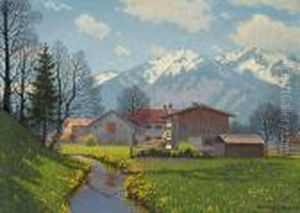 Bei Aschau Am Chiemsee by Fritz Muller-Landeck