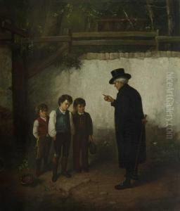 Die Kirschendiebe by William Mulready