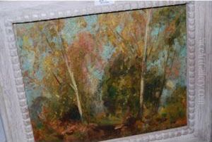 Woodland Scene And Harbour Scene Verso Woodland Scene And Harbour Scene Verso