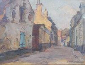 Continental Street Scene by Robert T. Mumford