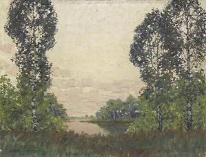 Fluslandschaft Im Dachauer Moos by Gustav Heinrich Munch