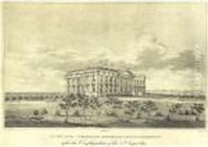 A View Of The President's House In The City Of Washington After The Conflagration Of The 24th August 1814 by Anne Wells Munger