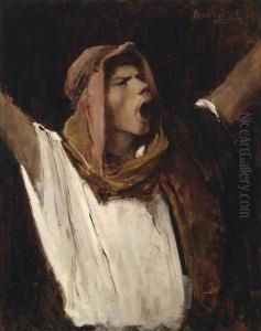 Shoutingjew by Michael Munkacsy