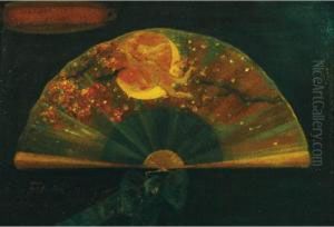 Still Life With Fan by George Frederick Munn