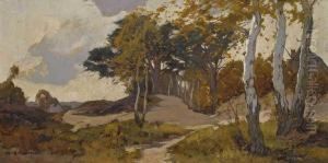 Landschaft Mit Birken by Xeno Munninghof