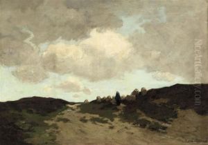 Herding Sheep In The Dunes by Xeno Munninghof